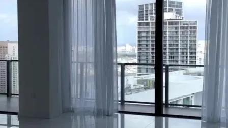 Remote Controlled Silent Smooth Electric Motorized Curtain Track System with Battery Straight Curved